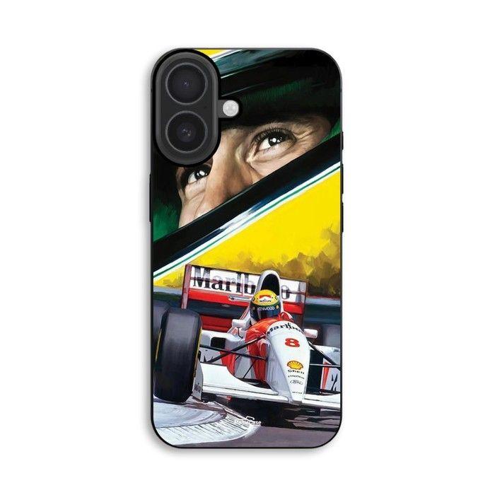 Hülle Für iPhone 18 F1 Ayrton Senna McLaren Legende Formel 1 Maniacase schwarz