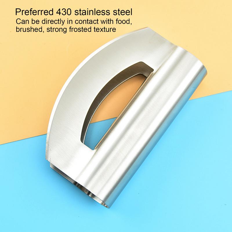 Stainless Steel Vegetable Chopper Double-Sided Onion Chopper Mincing Cutter Veggie Chopper Kitchen Gadget For Vegetables Fruits