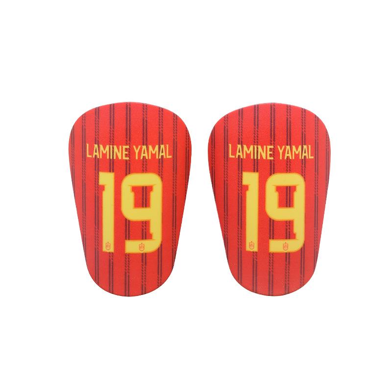 Ultra-light, High-temp Resistant Shin Guards for Adults and Kids - Football Socks with Star Number Inserts.