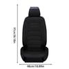 Car Seat Heater Non Slip 12V Fast Heating Automotive Seat Heater 2 Temperature Adjustable Heated Seat Pad Full Back Support