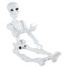 Bewegliches Skelett-Spielzeug, 9cm Vollkörper-Menschenskelett-Modell, Perfekt für Halloween-Dekoration, Geeignet für Verschiedene Projekte