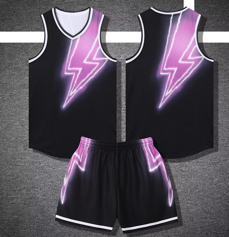 

New American Basketball Jersey Set Men S G League Ignite Team Children S Jersey Adult Game Training Jersey Summer 6XL чорний