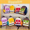 Modern Cool Children's Shoulder Bag In Colorful Letter Print For Boys And Girls