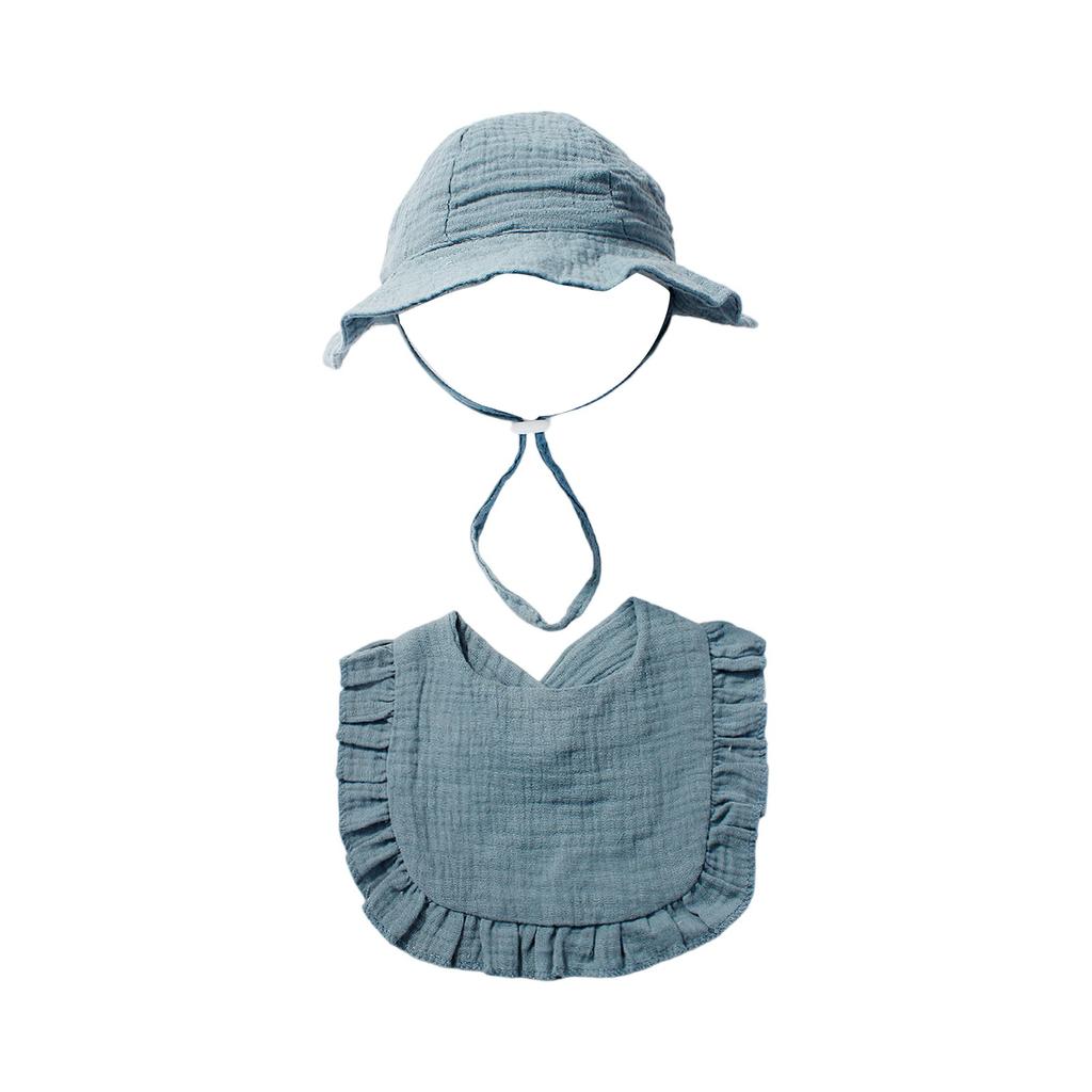 Sommer Baby Farbhut und Lätzchen Set