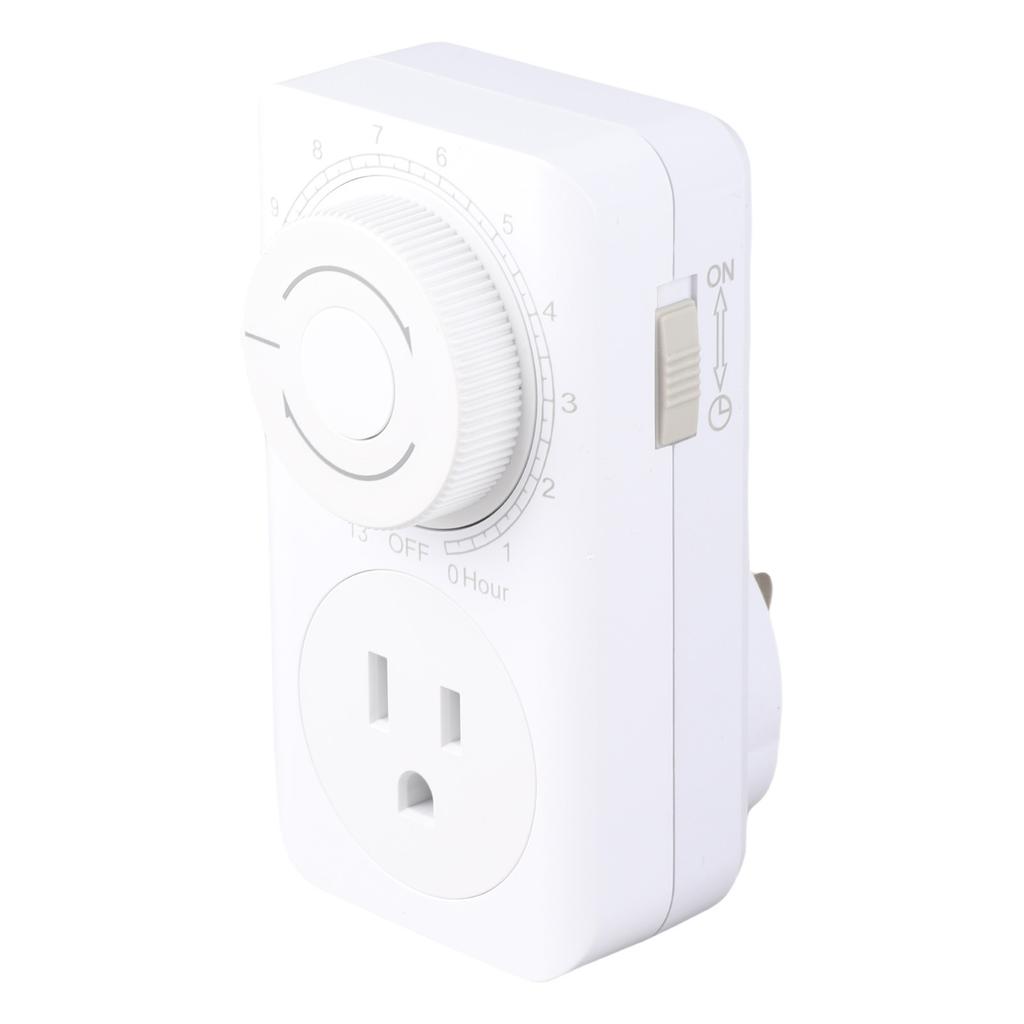 Mechanische Zeitschaltuhr 13 Stunden Countdown Stecker-Timer Aquarium Sauerstoffzufuhr Zeitschaltuhr Steckdose