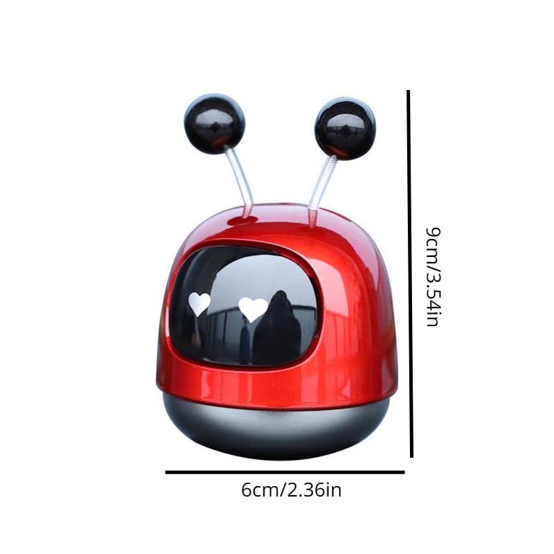 1Pc Mini Robot Car Air Freshener Parfum Flavoring Ventilation Cute Cartoon Display Mold Car Fragrance Decoration for Vehicles