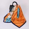 Women's Baotou Artificial Silk Satin Silk Scarf 90cm Printing Square Scarf Silk Scarf