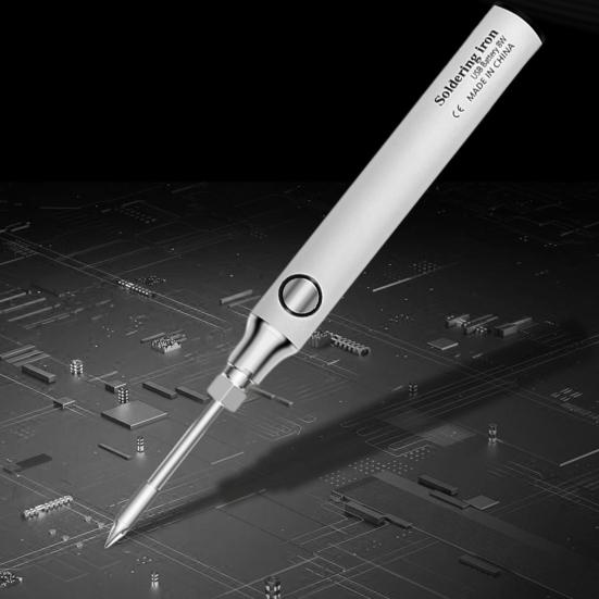 Lötkolben mit drei Gängen, schnelles Aufheizen, hohe Temperaturbeständigkeit, tragbarer kabelloser Lade-Schweißstift, Werkstattbedarf