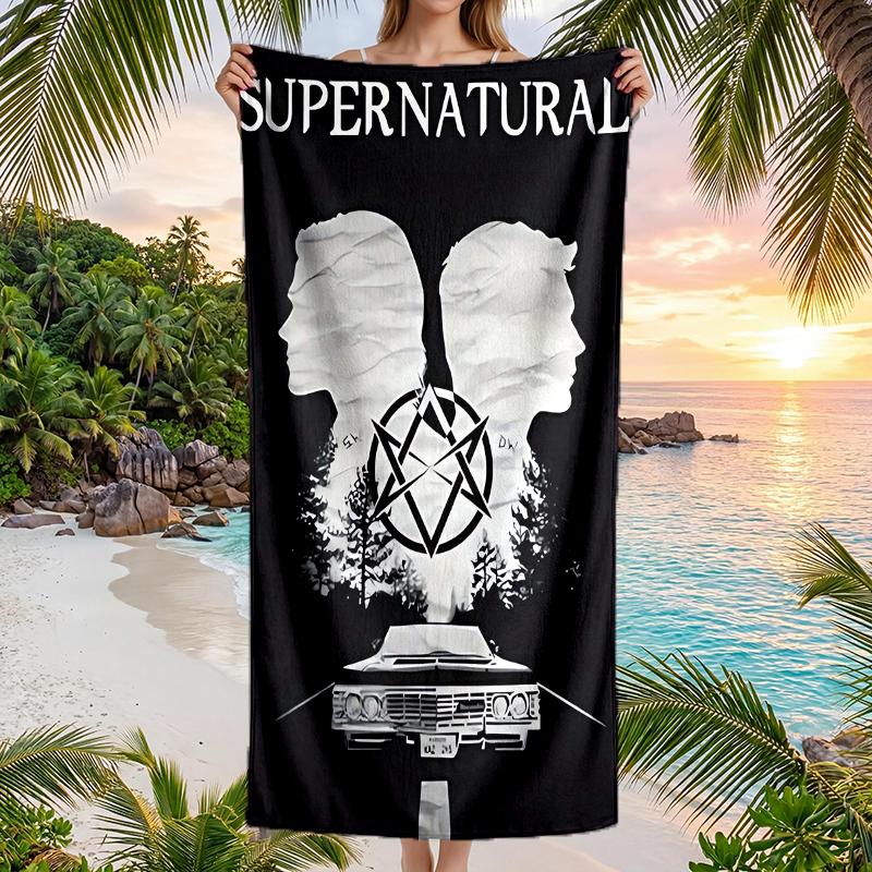 Supernatural Fashion Beach Towel: Ideal for Summer Adventures Soft, absorbent and quick drying suitable for swimming and bathing