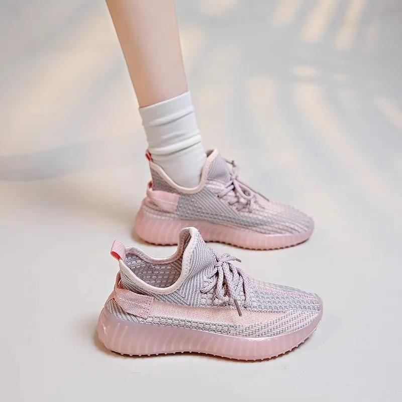 

Casual Breathable Women s New Korean Version Soft Sole Versatile Student Lightweight Running Sneakers Women s Shoes 35 помаранчевий