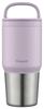 Handle Dishwasher Peacock 600ml Stainless Steel Water AV [With & Safe] Screw-Type Bottle, Insulated, Lilac, AEF-60