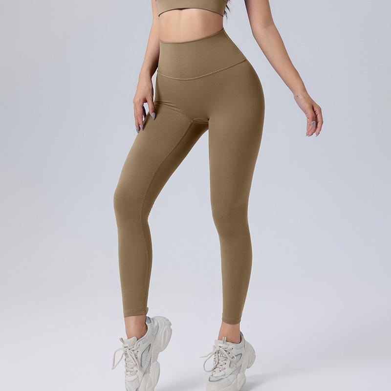 

Women s Seamless High-Waist Yoga Leggings - Peach Butt Lifting Fitness Pants Medium