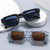 Box sunglasses, European and American retro square thickened small frame fashion sunglasses women's Sunglasses