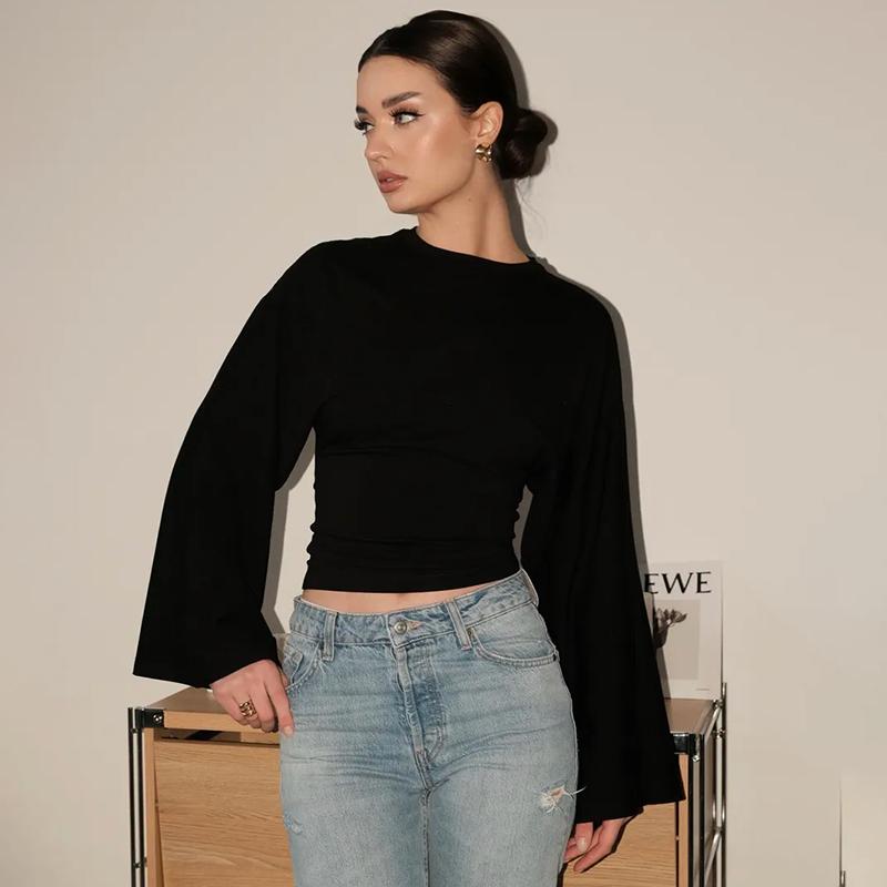 Black Lace T-Shirts Women Blouse 2026 Spring Slim Long Sleeve T Shirts Street Casual Party Elegant Fashion Lace Shirt Tees Top