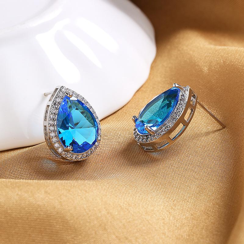 

Женские серьги Lindon из медного сплава с цирконием, серьги-капли для женщин, подарки для свадебной вечеринки