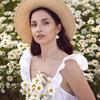 Daisy Inspired Drop Earrings For Women Lightweight Alloy Jewelry With Oil Drip Technique Enamel Ear Accessories