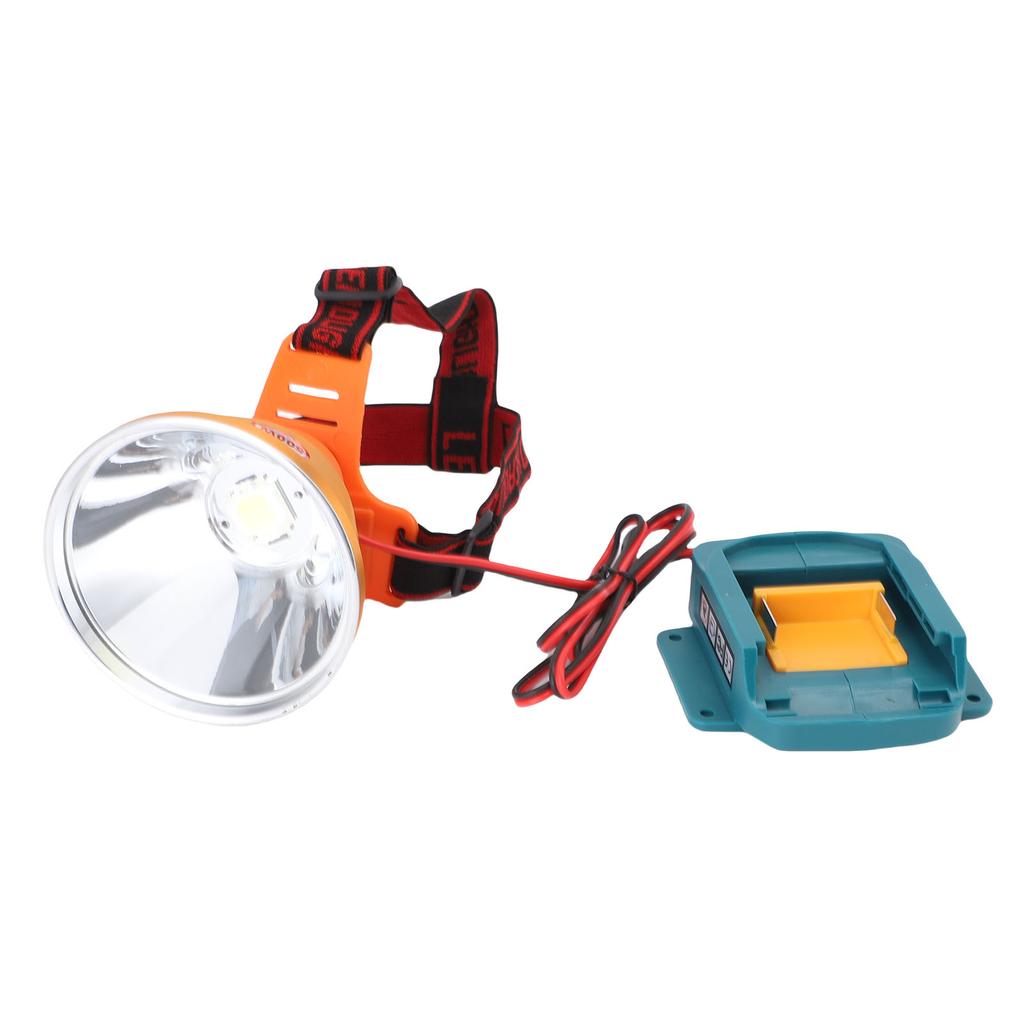 LED Headlamp Fit for BL1840 Battery Super Bright Spotlight Headlight 500W for Garden Outdoor Camping Fishing