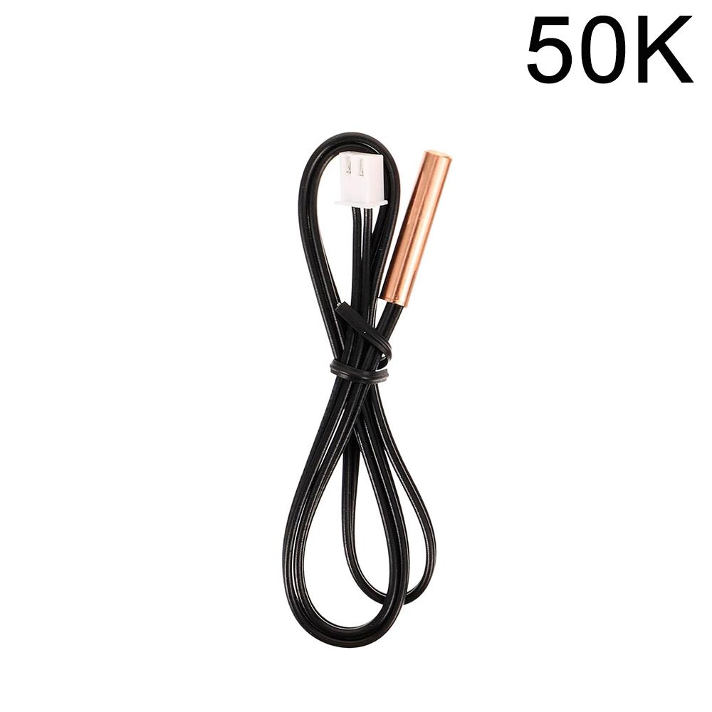 100PCS Universal Air Conditioning Temperature Sensor Rubber Copper Head 5k 10K 15k 20K 25K 50K NTC Temperature Sensor Thermistor