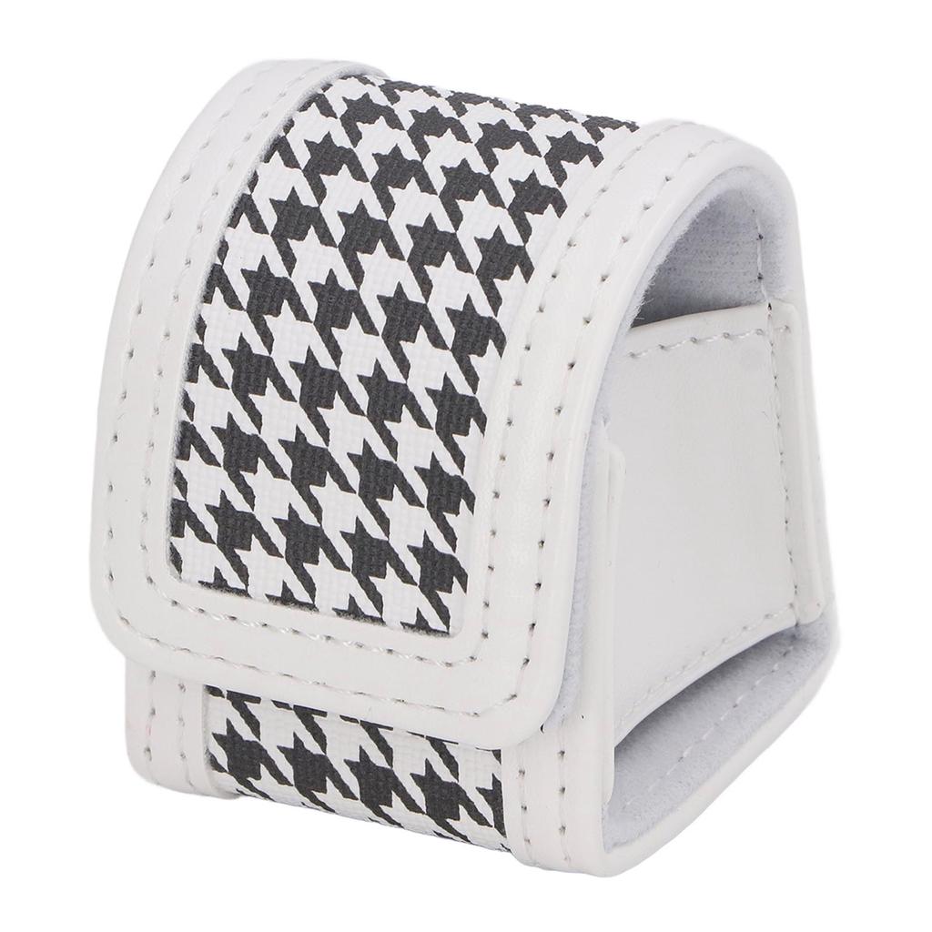 Instant Camera Bag Stylish Plaid Pattern PU Protective Carrying Case with Hand Strap for Instax PAL