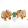 18cm Capybara Plush Simulation Capibara Anime Fluffty Toy Stuffed Animals Plush Toys Soft Doll Children Birthday Christmas Gift