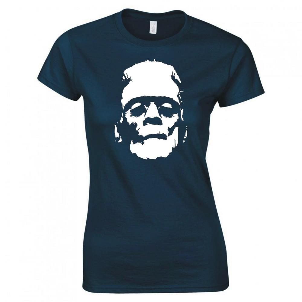 Inspired By Boris Karloff Frankenstein Horror Ladies Skinny Fit Tshirt S