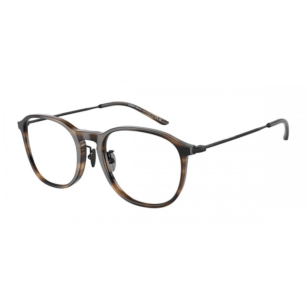

Giorgio Armani Ar7235 5409 Men Eyeglasses Striped Brown/53-20-145