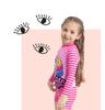 Girls' Long Sleeve Unicorn Striped Swimsuit Set (2025)