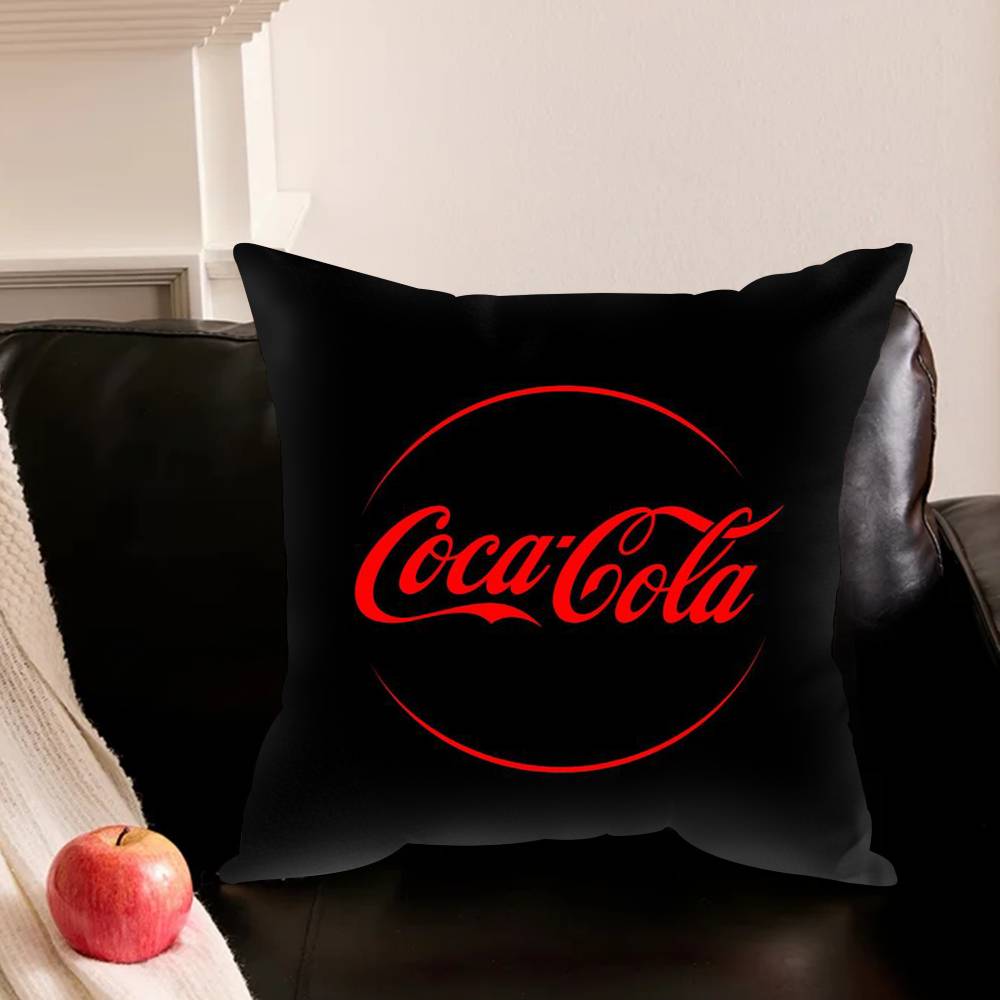 C-Coca C-Cola V-Vintage L-Logo Various Sizes Square Pillowcase For Car Home Bedchamber Decor