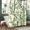 Floral and Bird Pattern Bathing Curtain  Bathroom Letters Shower Curtain Waterproof With 12 Hooks Fishes Home Deco Free Ship