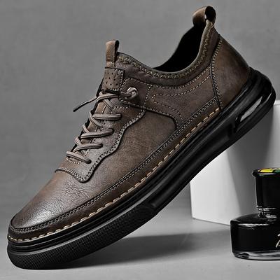 Fashion High Quality Wide Version Men Casual Leather Business Office Shoes Outdoor Antiskid Walking Oxford Shoes New Comfy All Day Wear