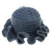 Handmade Crochet Bucket Hat for Woman Teen Outdoor Commute Fisherman Hat Ruffled Brim Winter Windproof Carnival Hat