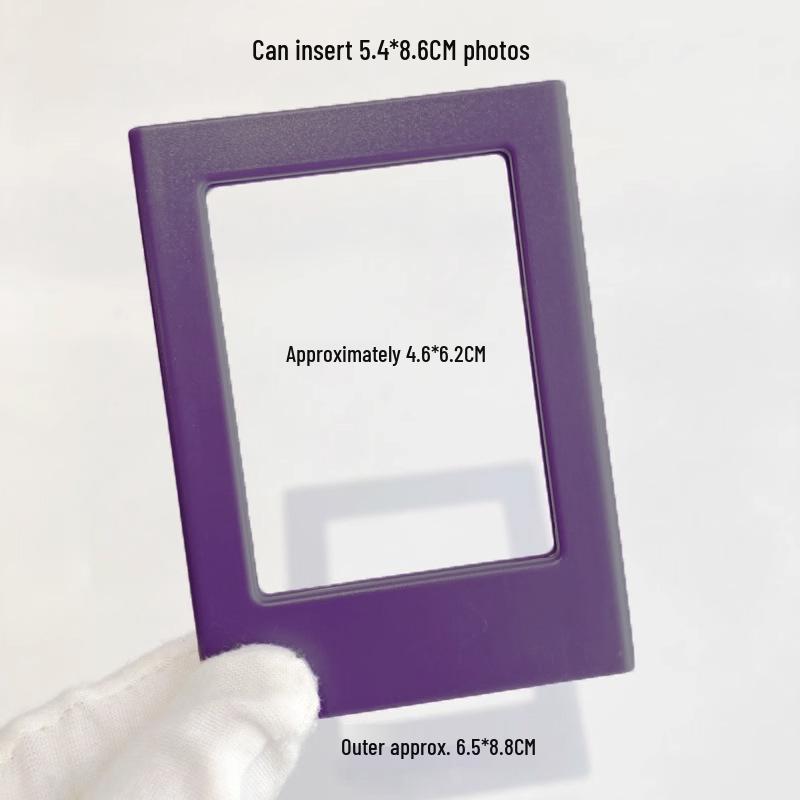 Bunter magnetischer 3-Zoll-Polaroid-Fotorahmen und Ständer
