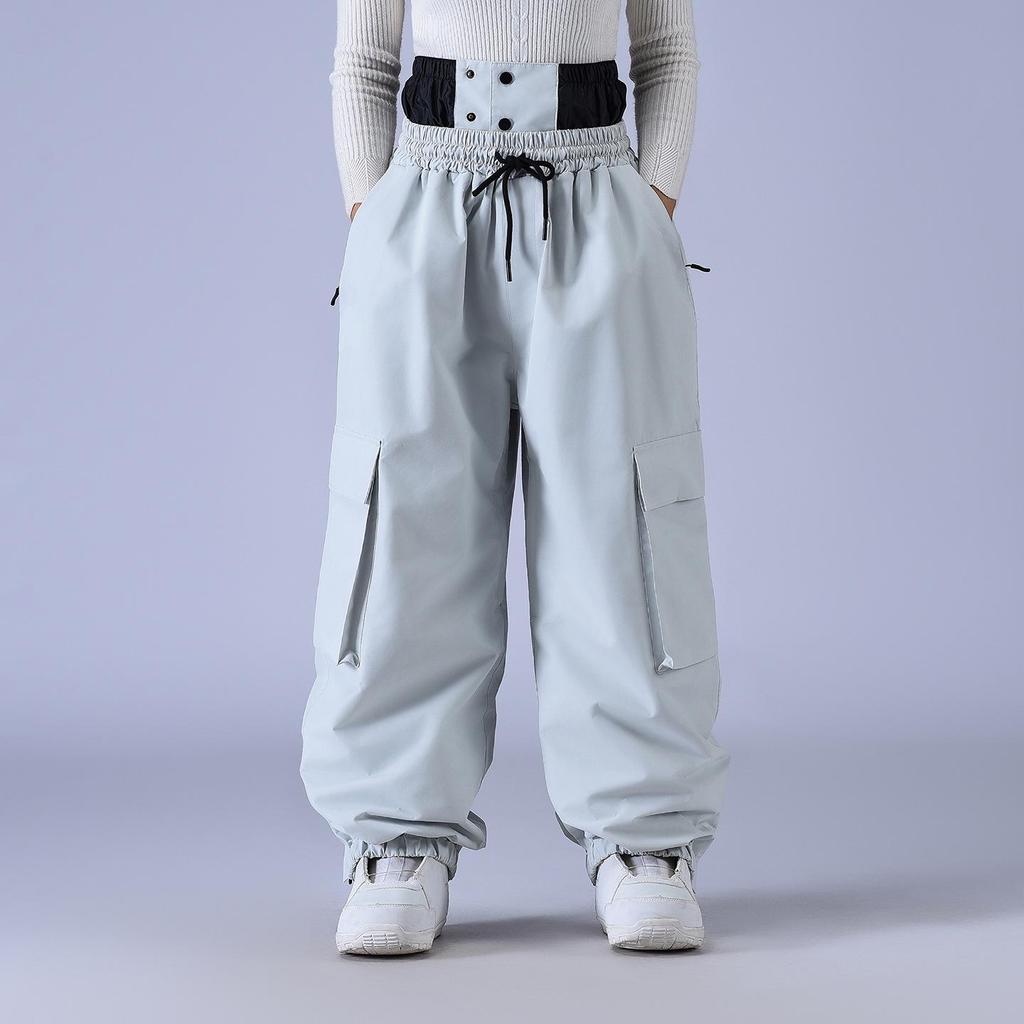 Unisex Ski & Snowboard Pants: Windproof, Waterproof, Warm, Loose Fit for Winter Outdoor Activities.