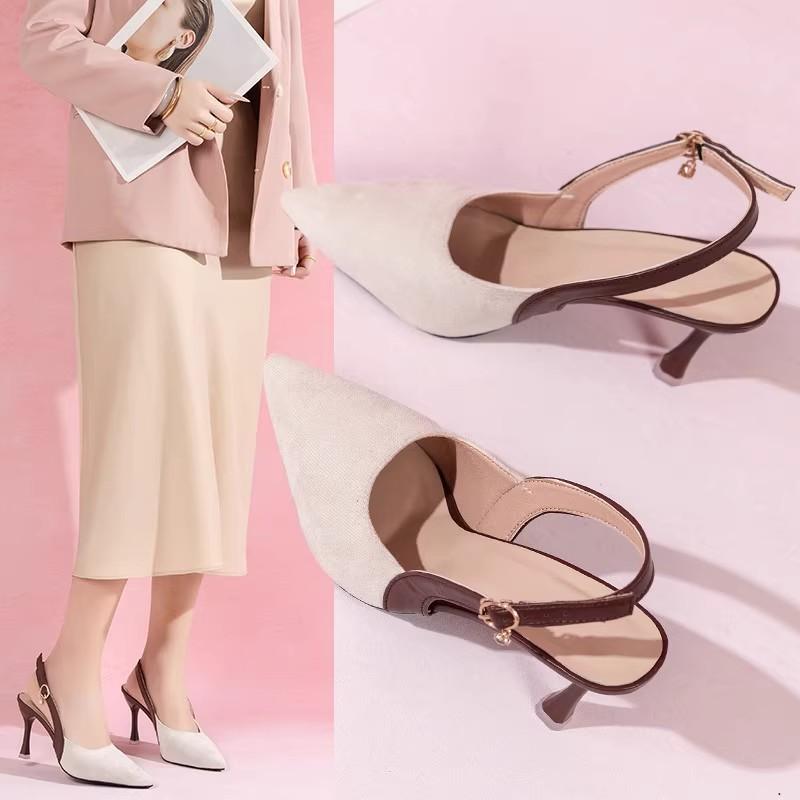 2026 New Sexy Women High Heels Luxury Pointed Toe Women's Pumps Fashion Shallow Sandals Stiletto Heels Women Party Wedding Shoes