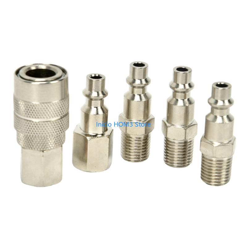 A5YD Steel Quick Coupler For Air Compressors Pneumatic Tool Leakproof Seal