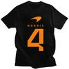 Custom Motorcycle Racing LLando Norris T Shirt for Men 100 Cotton Tshirt Fashion Tee Short Sleeve Tshirt Slim Fit