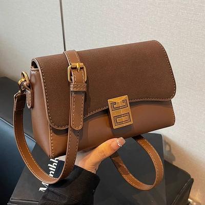 Frosted Retro Small Bag Women 2025 Niche New Textured Small Square Bag Premium Versatile Commuter Foreign Style Messenger Bag