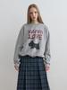 KIJUN Love Sweatshirt Melange Gray