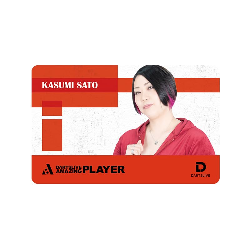 DARTSLIVE PLAYER GOODS 3rd Kasumi Sato with DARTSLIVE 2 Award Movie Edition