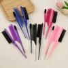 [3pcs Multi-Purpose Hair Styling Comb] 3pcs Hair Styling Comb Set - Nylon Bristle Brushes, Normal Hair, Fine-tooth Combs with ABS Plastic Handles