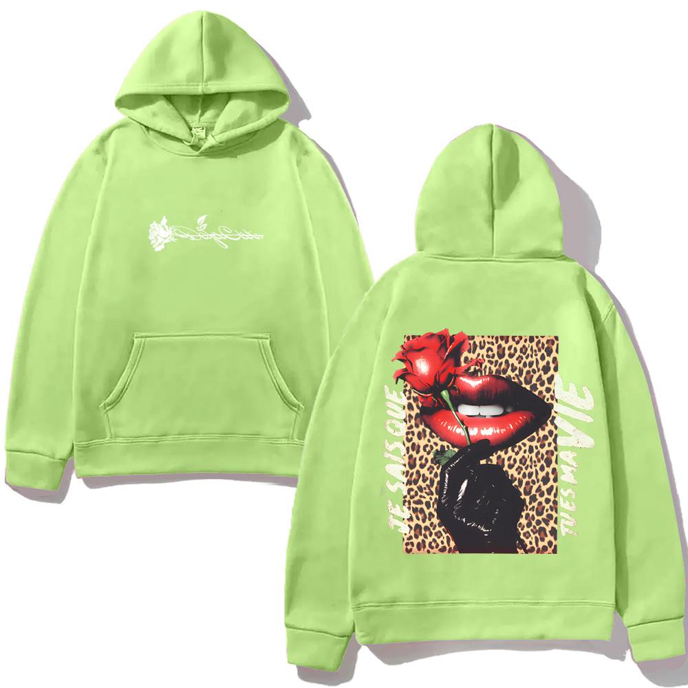 OFFICIAL LEOPARD HOODIE Doja Cat Same As Official Website High Quality Grunge Long Sleeve Sweatshirts Clothing Hooded Pullovers