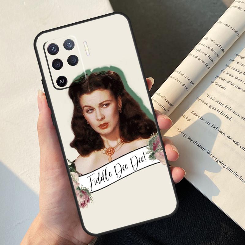 Gone With The Wind Case For Oppo A58 A98 A78 A18 A38 A60 A80 A40 A77 A57 A17 A74 A54 A94 A96 A76 A16 A15 A5 Pro