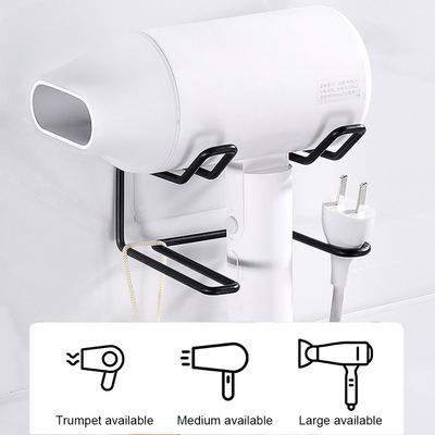 Haar Trockner Halter Rack Wand Haarglätter Trockner Halter Badezimmer Organizer Lagerung Rack Regal Bad Zubehör