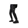 Li-Ning Tapered Mid-Waist Drawstring Knit Sports Pants Men Bottoms Black AYKS365-2