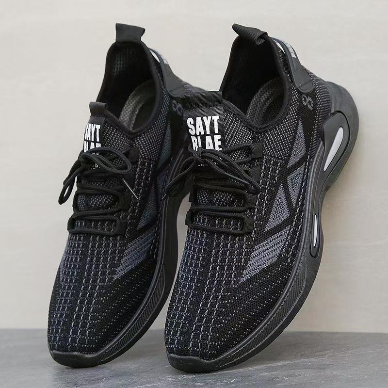 

Men s shoes summer thin mesh shoes breathable non-slip deodorant sports shoes lightweight soft sole casual canvas men s trendy shoes 44 чёрный