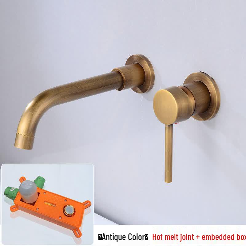 TaiJuFu Antique Wall-Mounted Washbasin Faucet