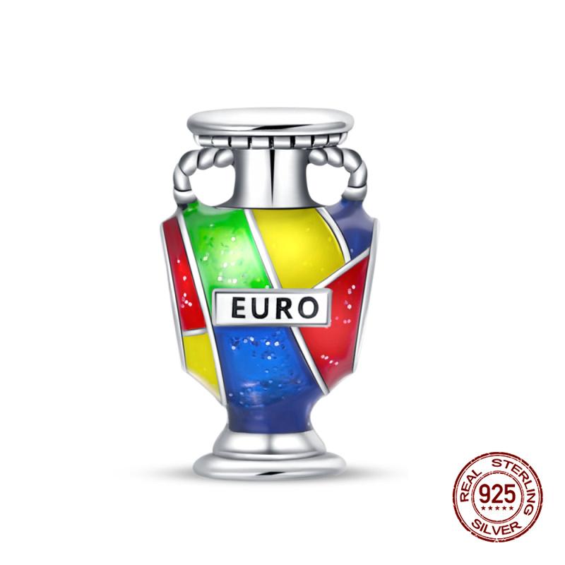 Charms Copper Fit 3Mm Original Bracelet Necklace Womens Sports Fitness Football Series Charms Diy Fine Jewelry Gifts