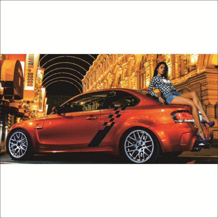 Raceing Style Car Door Stickers Vinyl Film Automobiles Accessories Universal