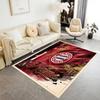 German Football Crest Artwork Floor Rug Office Rug Design for Entryway Playrooms Dining Room Hallway Anti-slip Rug Decorate Offices Gift for Festivals