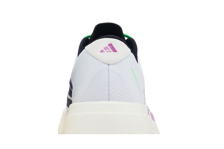 adidas Adizero Evo SL White Purple Lime Burst
